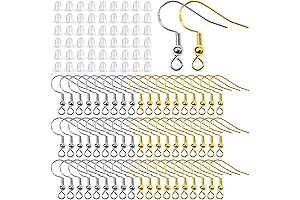 200Pcs Fish Hook Earring Wires Hypoallergenic 925 Sterling Silver Earring Hooks