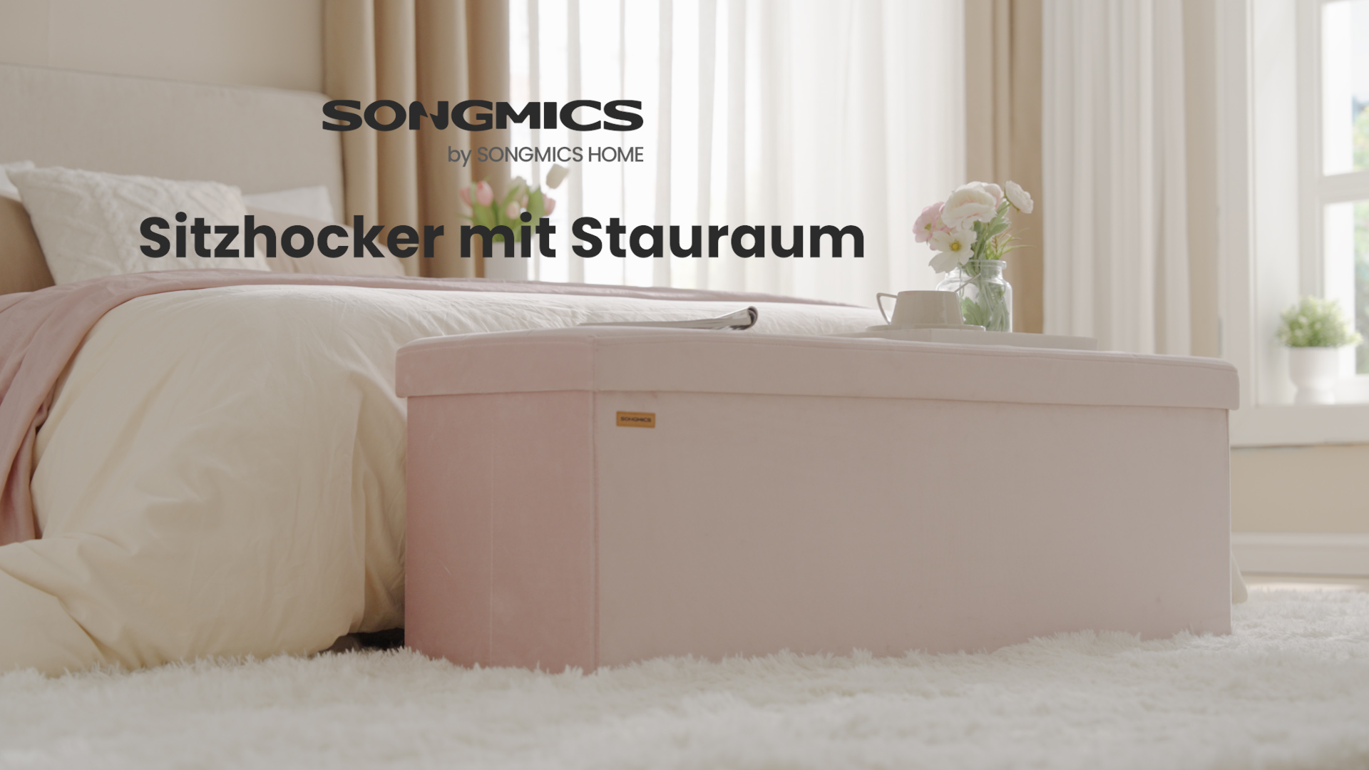 SONGMICS Sitzbank mit Stauraum, klappbare Sitztruhe, Aufbewahrungsbox, 38 x 110 x 38 cm, Deckel klappbar, bis 300 kg belastbar, für Flur, Wohnzimmer, Schlafzimmer, schiefergrau LSF76GYZ