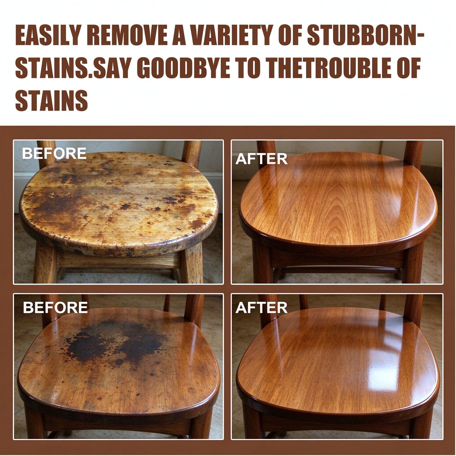 Limpiador de muebles de alta calidad, limpiador de suelos y pulido para madera, laminado de madera dura e iluminador de bambú, removedor de manchas de azulejos de cerámica y mármol, evita el secado y