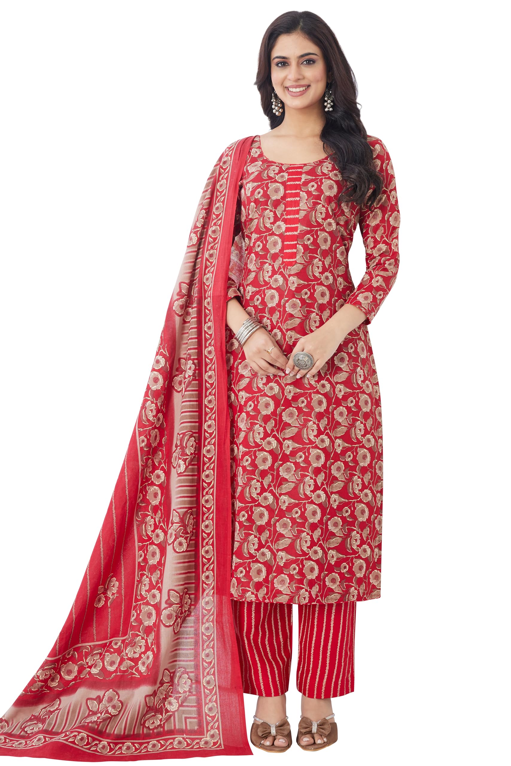 miraan Cotton Printed Readymade Salwar Suit For Women (MIRAANBAND3303)-picture-51