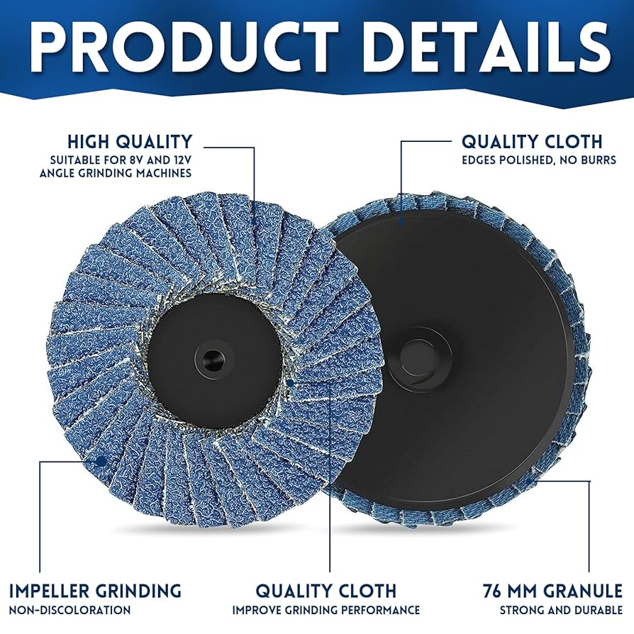 Metabo Accessori - Disco Abrasivo Lamellare, P80, Diametro 125 Mm 626464000 - Foto 7