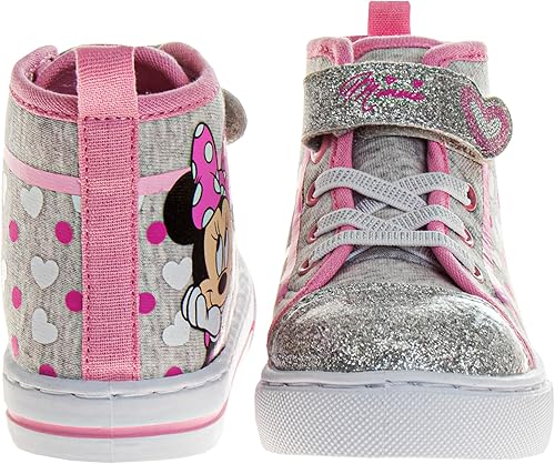 Miniatura 4 de Minnie Mouse Frozen Encanto - Tenis casuales de lona para niños y niñas Anna Elsa Maribel (tallas 6-12 para niños pequeños - niño pequeño)