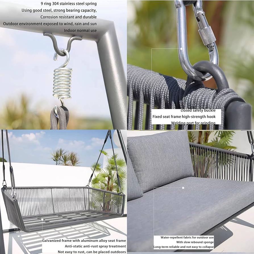 VINGLI パティオ木製ポーチブランコ  スイングチェアベンチ 屋外用 imgrc0119338160.jpg