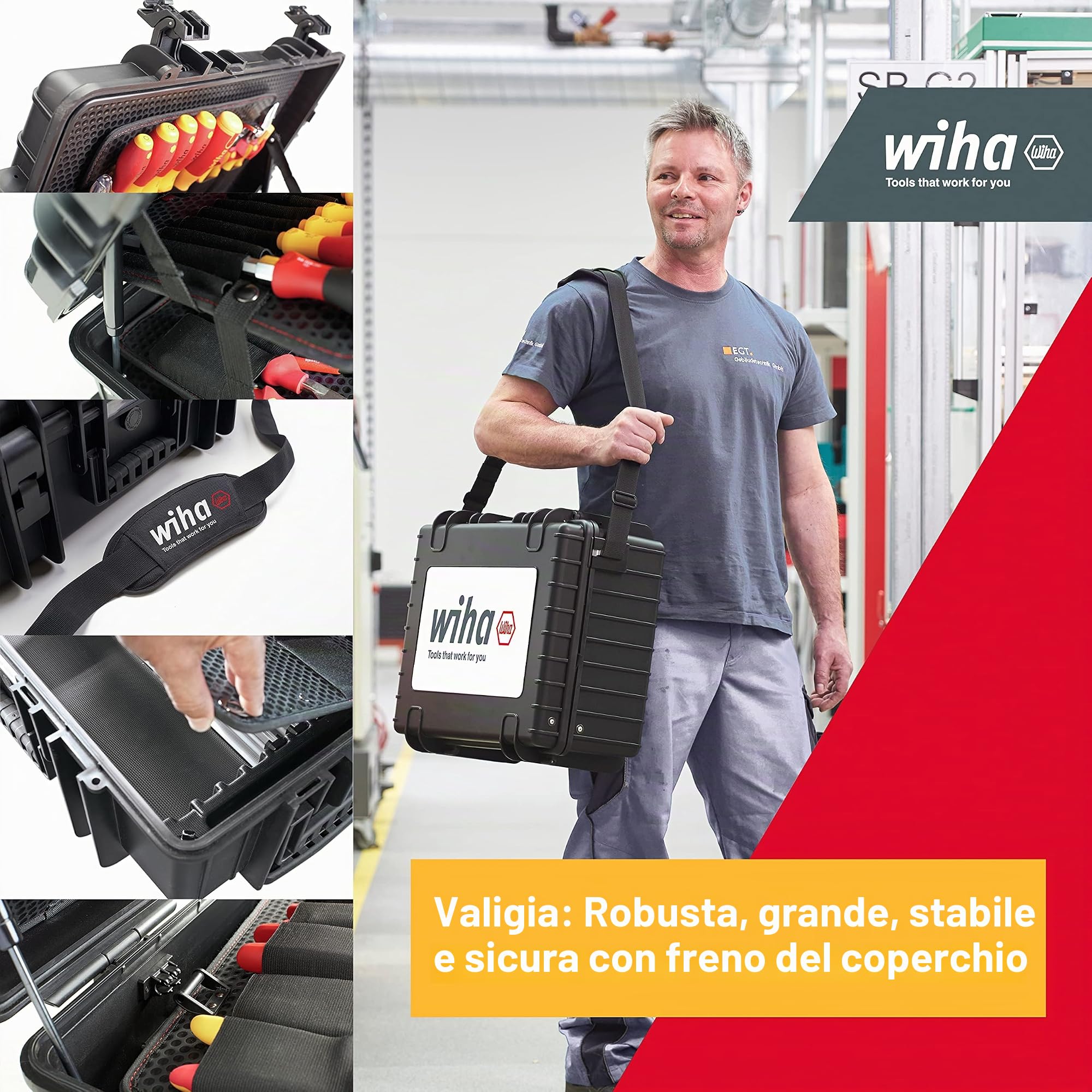 Juego de herramientas para electricistas Competence XL 9300-702 KOFFER 80-tlg.; Competence XL - setbestückt