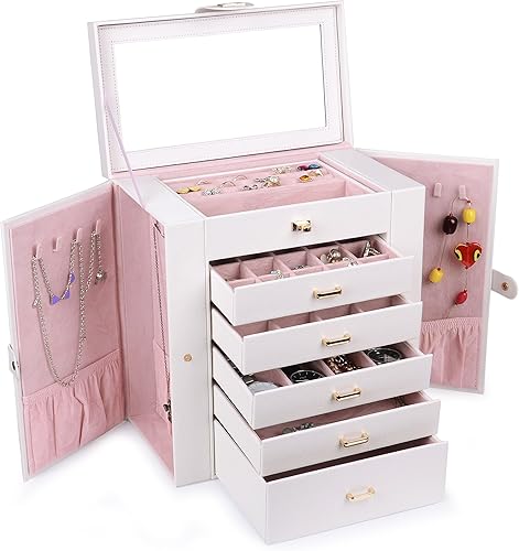 Gran caja o almacenamiento para joyas Kendal LJC-SHD5.