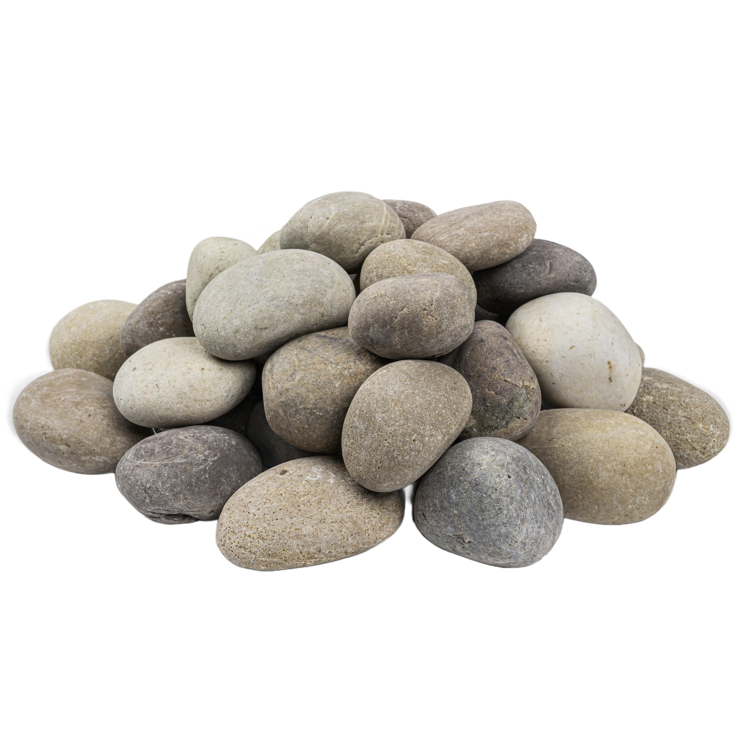 M S International AMZ-LSC-0014 Kamyki dekoracyjne, 0,5 cm - 1,3 cm/torba, wielokolorowe