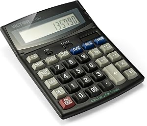 Victor Technology 1190 Standard Function Calculator, Black