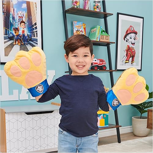 Miniatura 5 de Paw Patrol, Chase Hero Paws - Juguete de peluche con 10 sonidos y frases, disfraz de juego de simulación para niños a partir de 3 años