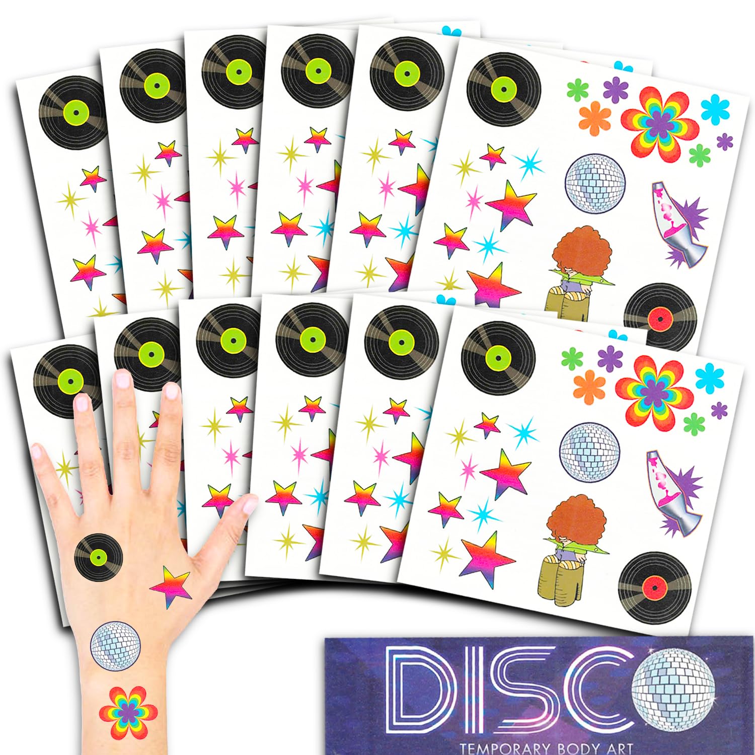 Feelin Groovy Tattoos Stock on Temporary main image 0