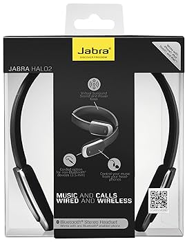 JABRA 100-96500002-02 Halo2 Bluetooth Stereo Headphones