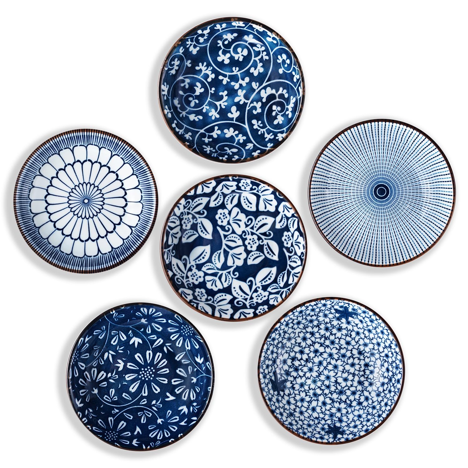 3oz Ceramic Dipping Bowls For Soy Sauce Condiments Spice Serving