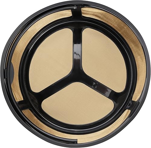 Vista 9 de Filtro de café reutilizable de malla dorada de 8 a 12 tazas para Keurig K-Duo Essentials y K Duo Brewers, reemplaza tus filtros de café de papel