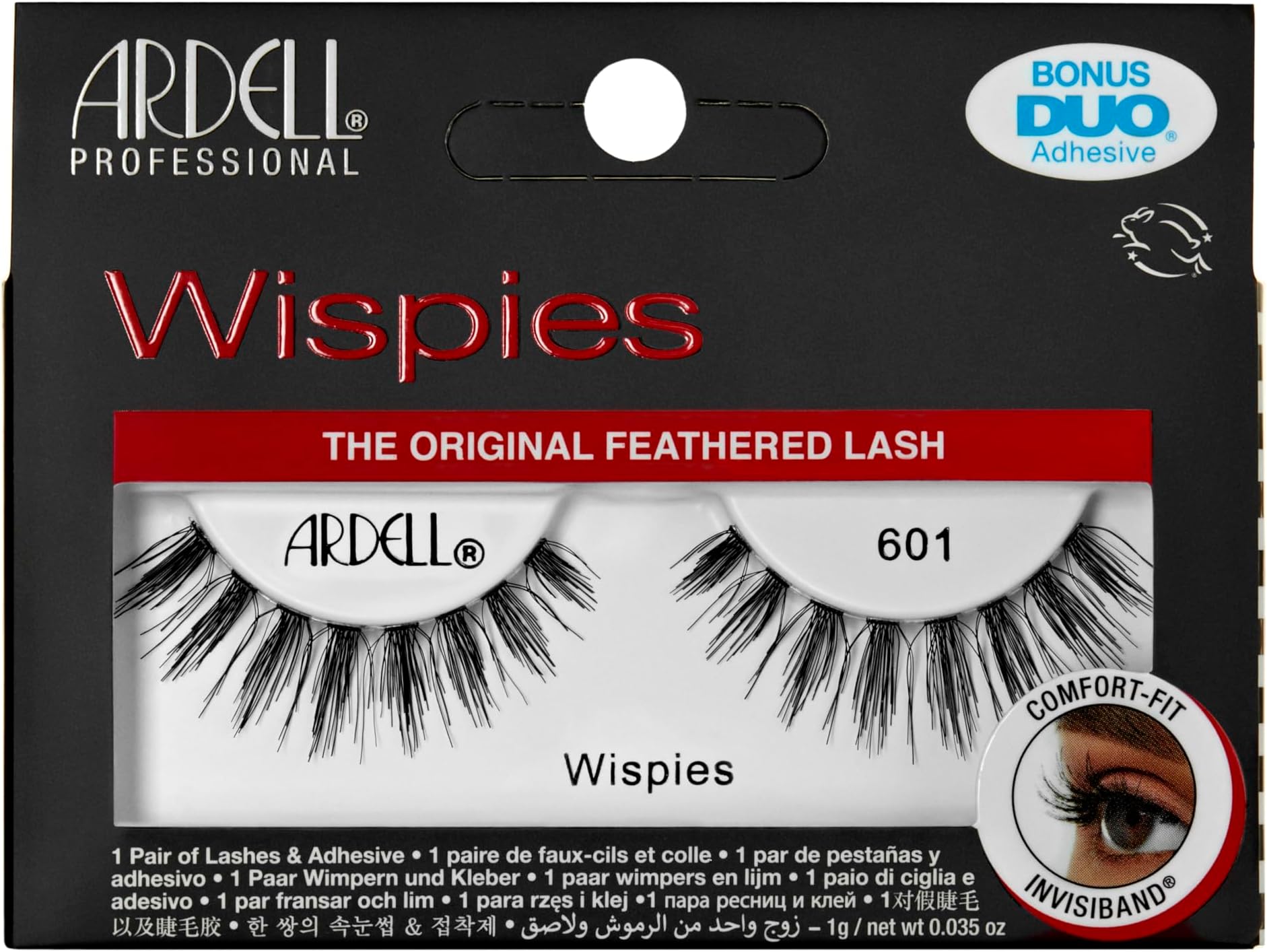 Ardell Lashes Natural 601 black