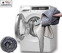 Vista 7 de Ameritex Funda de sofá biplaza, protector de muebles acolchado resistente al agua con parte trasera antideslizante para perros, niños y mascotas