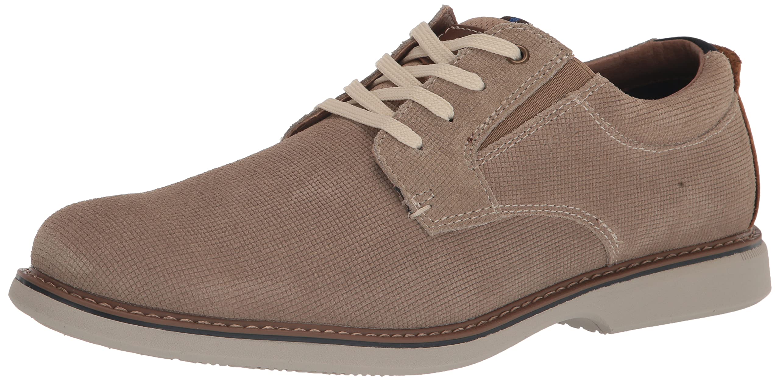 Nunn Bush メンズ オットー プレーントゥ オックスフォード, グレー