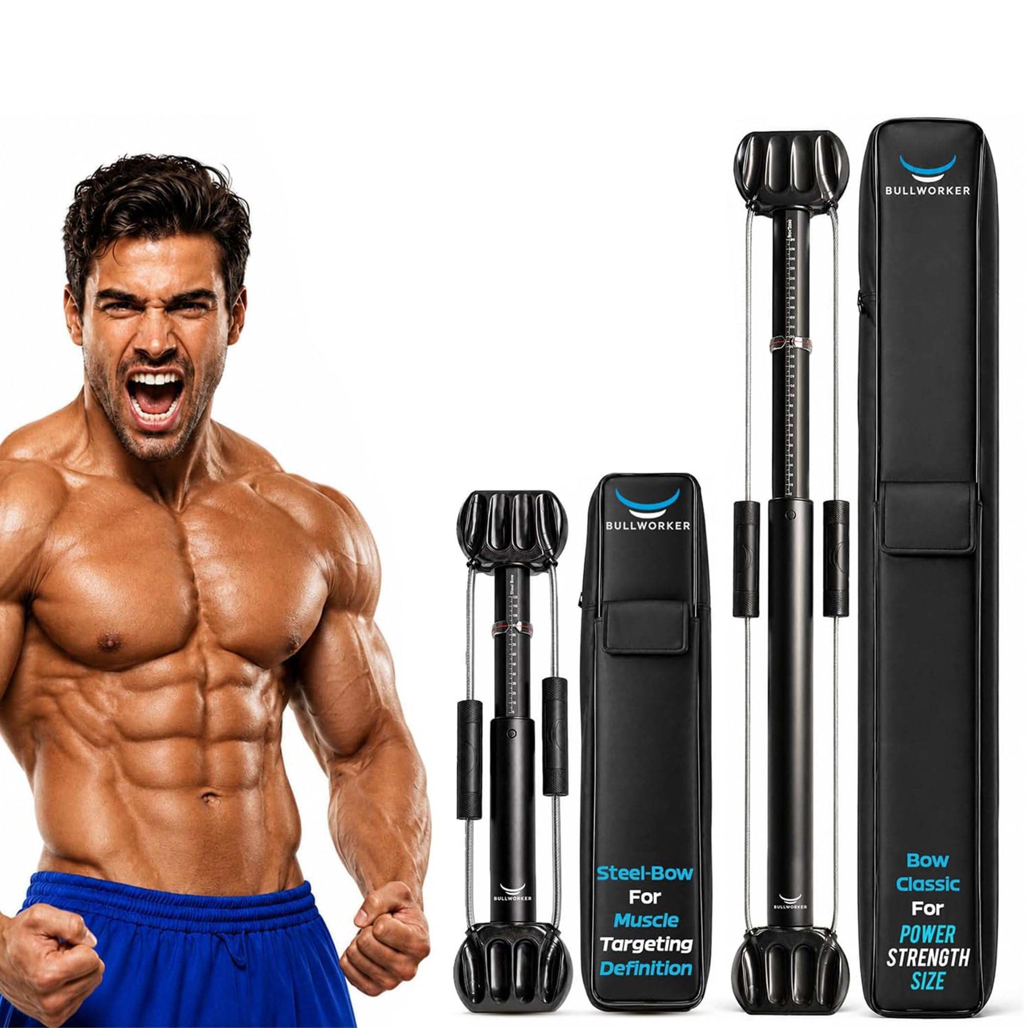 Bullworker Power Pack Isometric Exercise Equipment - Bow Classic