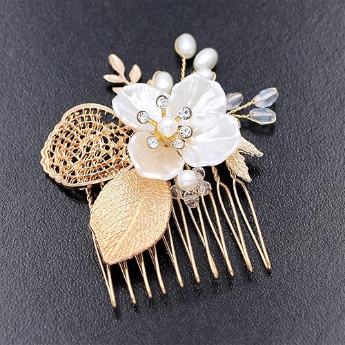 Miniatura 7 de Pasadores antideslizantes para niñas pequeñas, accesorios para el cabello, clip lateral para peine de flores, diamantes de imitación, pinza para el