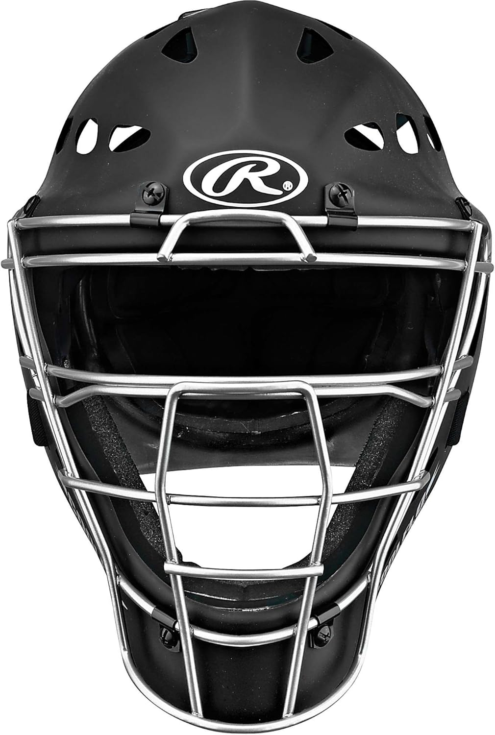 Rawlings Youth Catchers Helmet, Matte Black Baseball