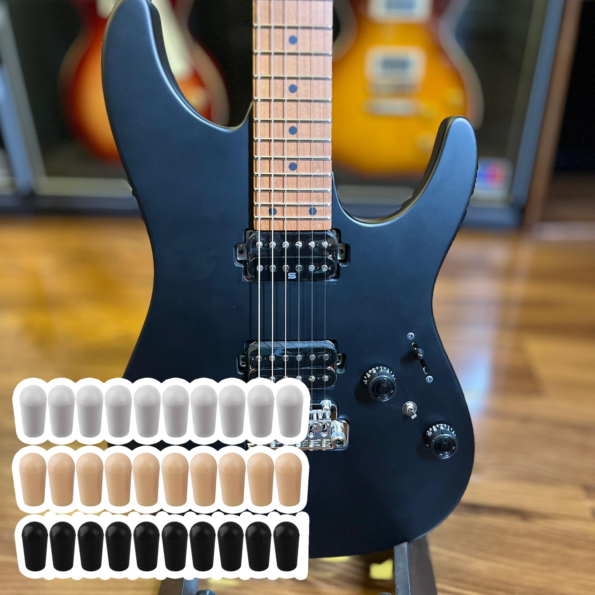 エレキギター クリーム/ブラック Warren DeMartini Signature Black 2010's: エレキギター｜三木
