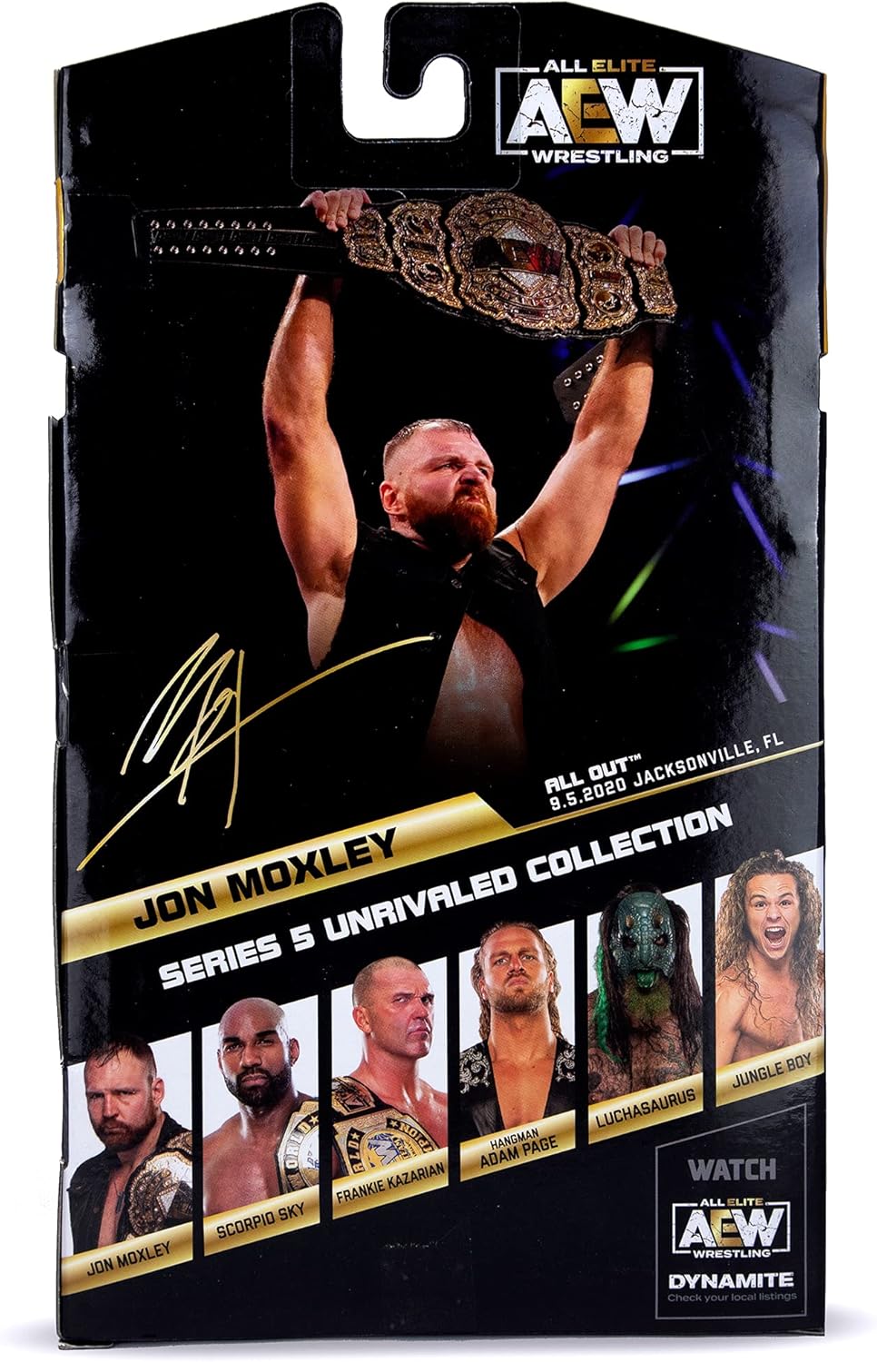 All Elite Wrestling Unrivaled Collection Jon Moxley - 6.5-Inch AEW Action Figure - Series 5