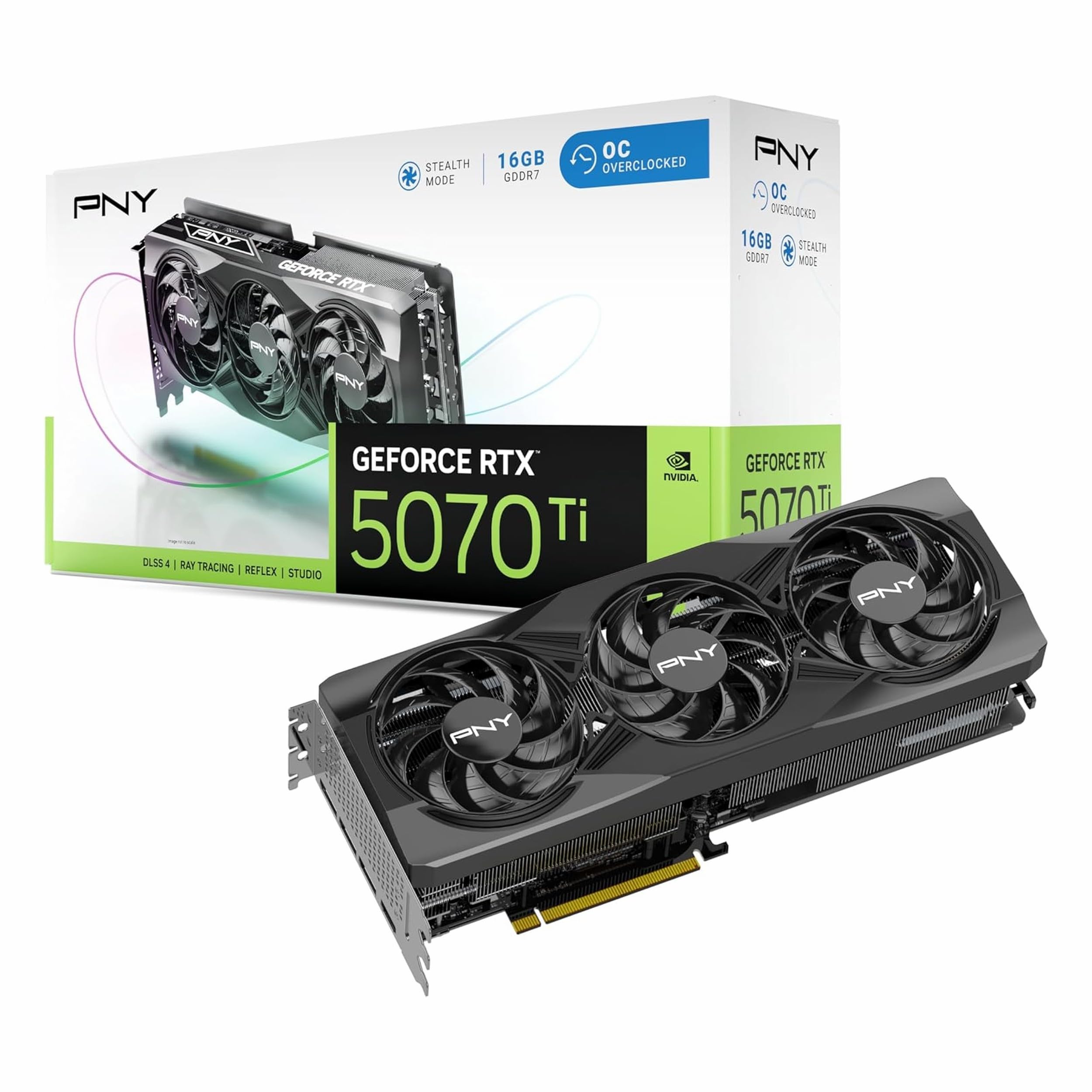 PNY GeForce RTX 5070 Ti OC Edition, 16384 MB GDDR7