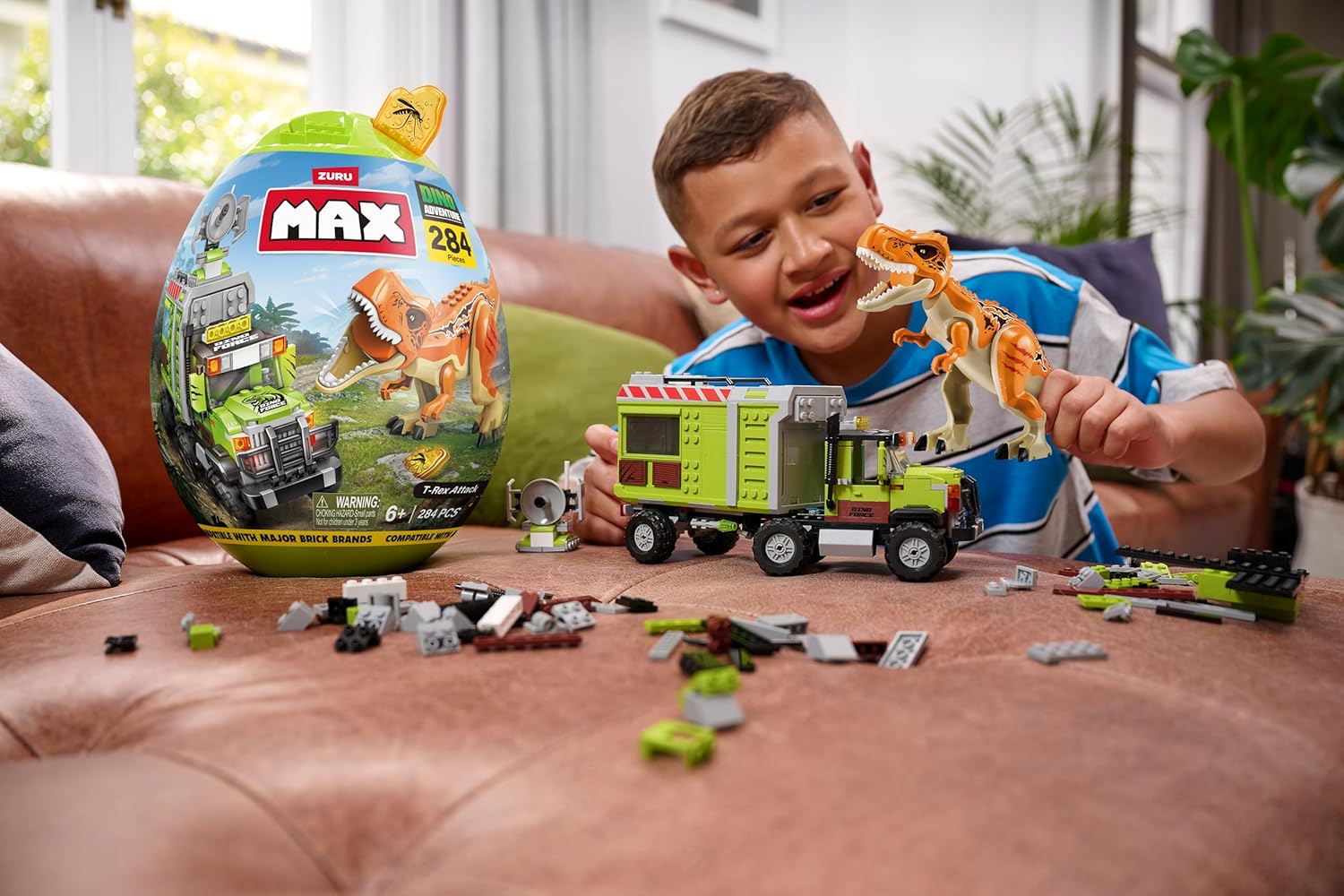 ZURU MAX-Dino Adventure US-Series 1-Egg Capsule (284 pcs)