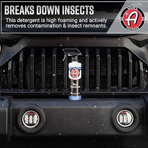 Miniatura 3 de Adam's Polishes Removedor de insectos de coche (16 onzas) - Potente removedor de insectos para detalles de automóviles  Spray multiusos elimina