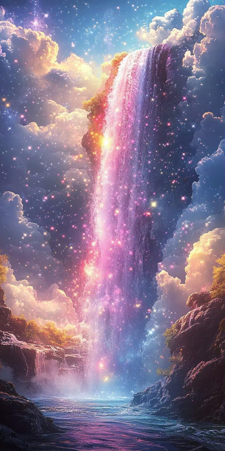 Dipingere con i Numeri Adulti CascateIl sogno, 100x200cm, k-342