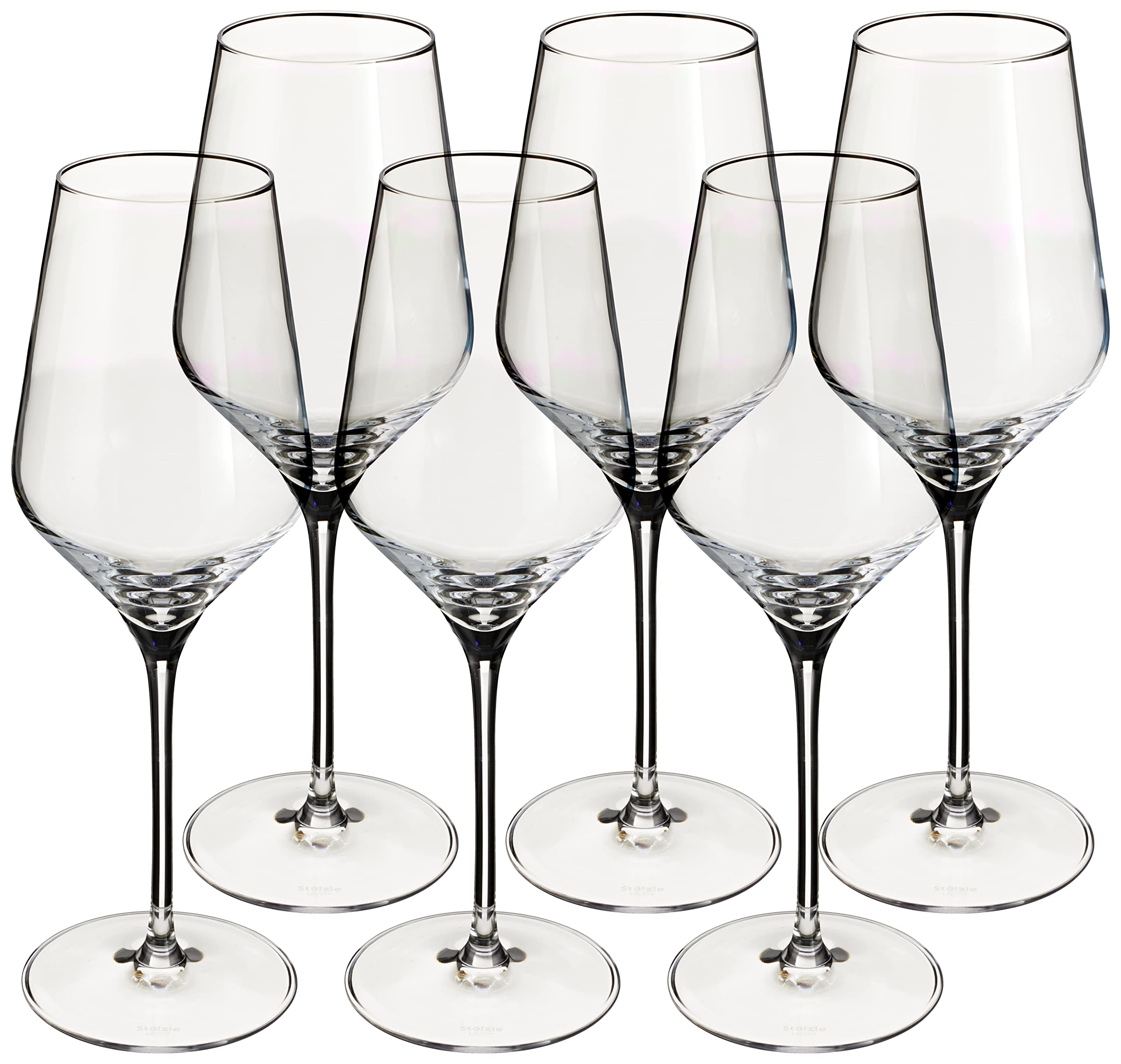 Stölzle Lausitz - 12-tlg Glas-Set Quatrophil mit 6 Rotweingläser und 6 Weißweingläser 12-tlg Set spülmaschinenfest bruchsicher wie mundgeblasen edles Kristallglas 12-tlg Quatrophil Transparent