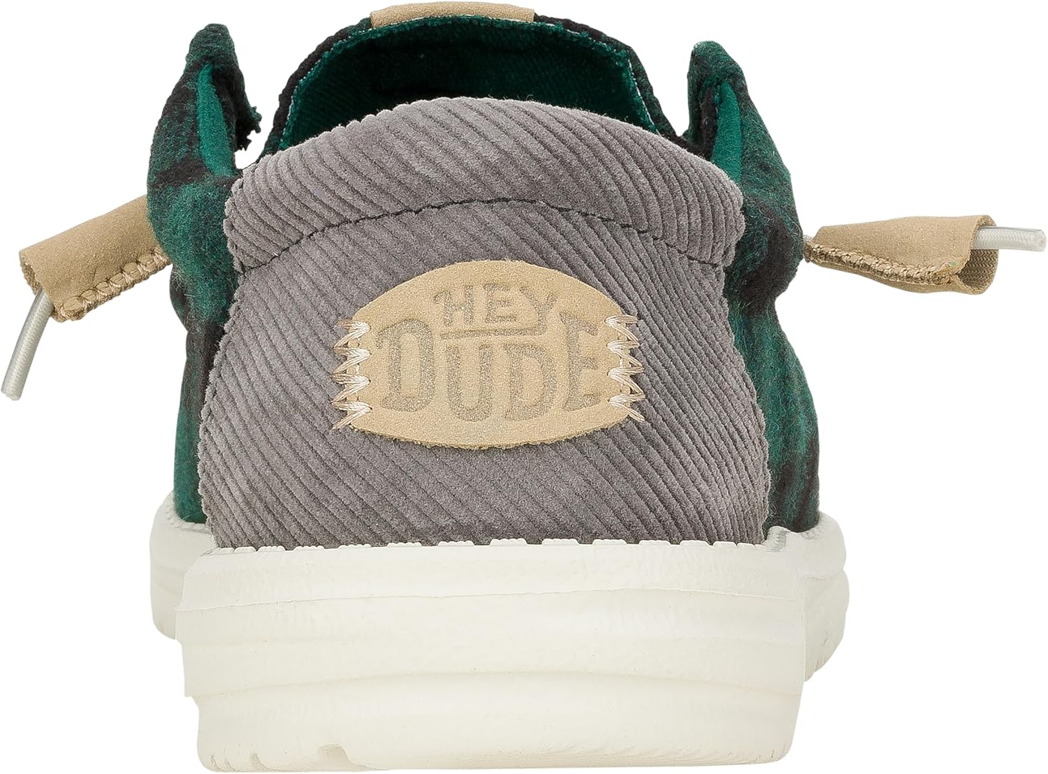 HEYDUDE Men's Wally Buffalo Plaid Slip-On Loafers | Ultra Lightweight Comfortable Casual Shoes - Image 5