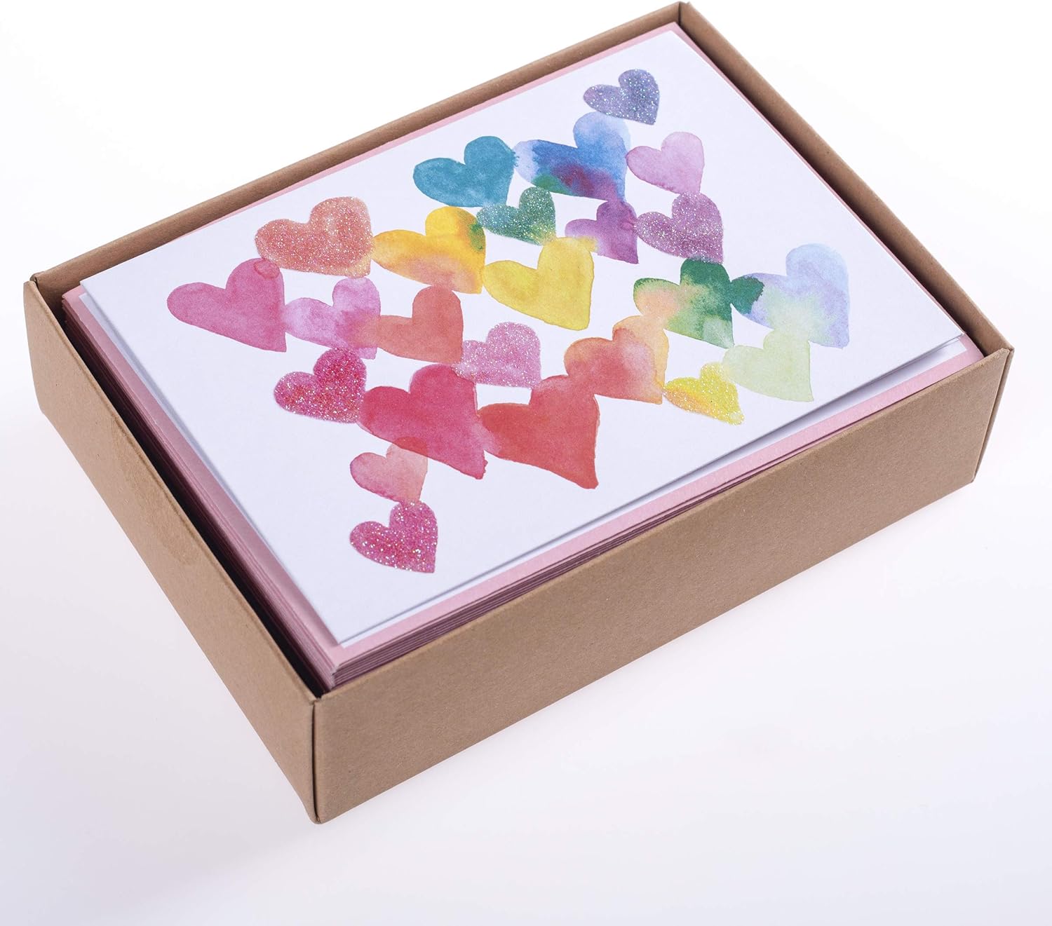 Graphique Boxed Cards, Love in Color – Includes 16 Cards with Matching Envelopes and Storage Box, Cute Stationery Made on Durable Cardstock, Cards Measure 3.25” x 4.75” - Image 2