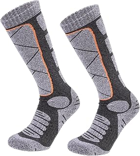 CHILDWEET 1 Par De Meias Masculinas Meias De Inverno Masculinas Meias Isoladas Meias De Inverno Meias Térmicas Para Homens Acessórios Esportivos Meias De Esqui De Algodão Meias De Esqui