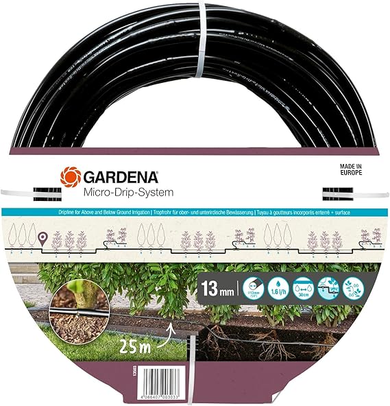 Gardena MicroDripSystem Tropfrohr 1,6 l/h, ober und unterirdische