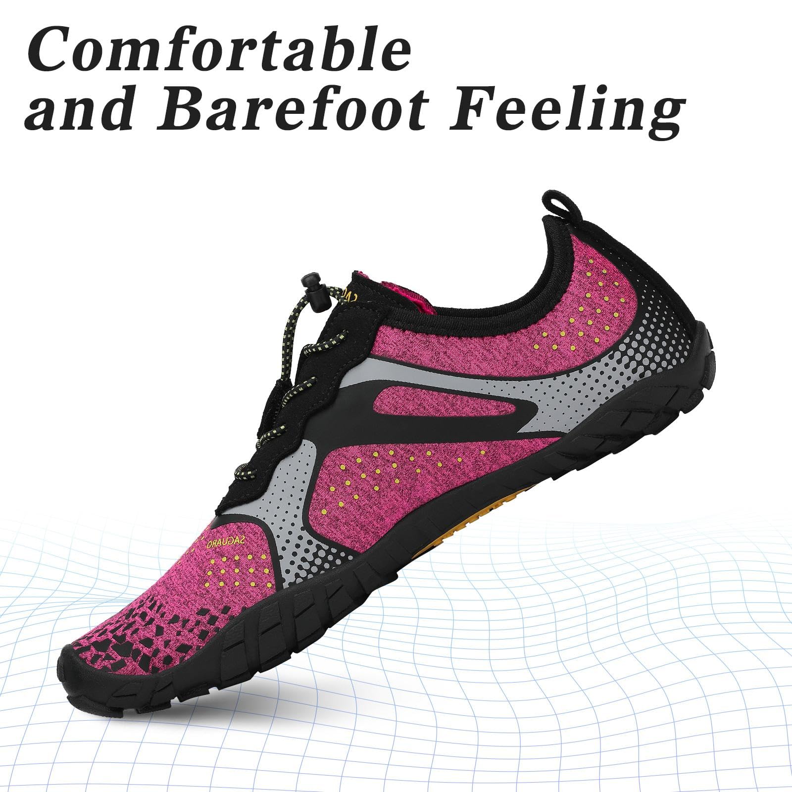 SAGUARO Scarpe Barefoot Minimaliste Uomo Donna Scarpe Outdoor e Indoor Multisport - Morbido Comode e Leggere