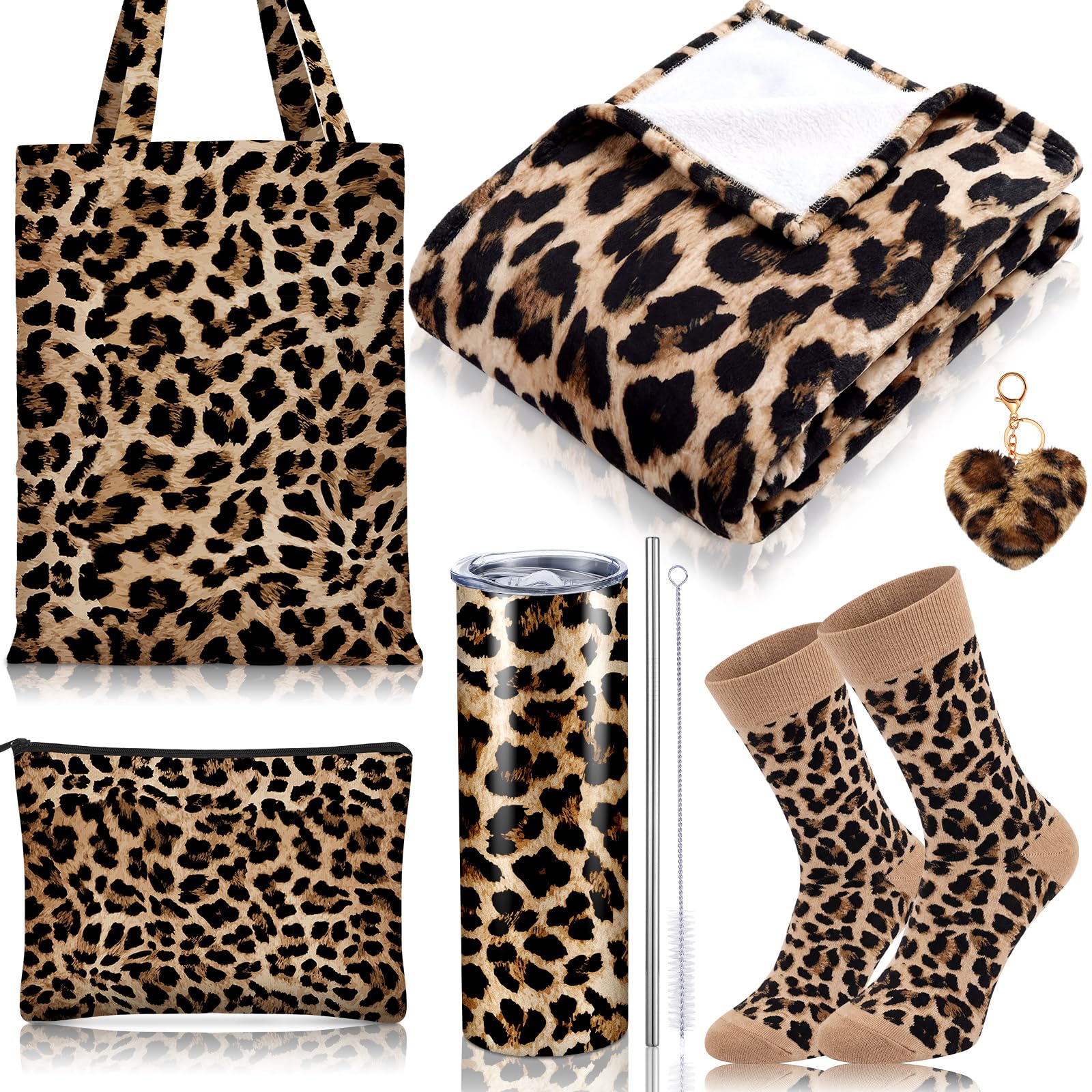 Amazon.com | Tiangrid 6 Pcs Leopard Gifts for Women Include 20 oz