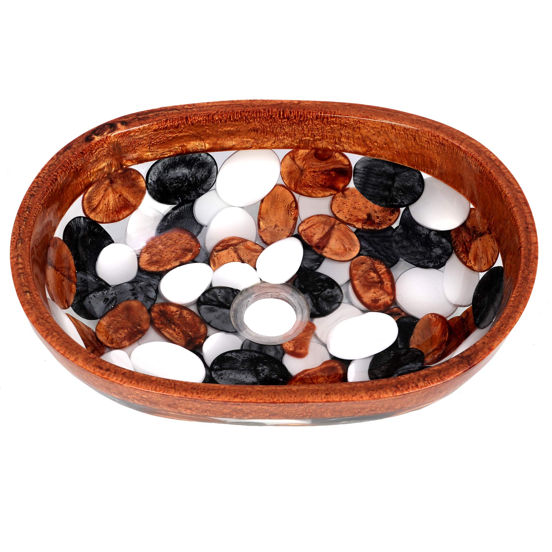 Buy Noble Resin Pebbles Premium Finish Designer Wash Basin Countertop