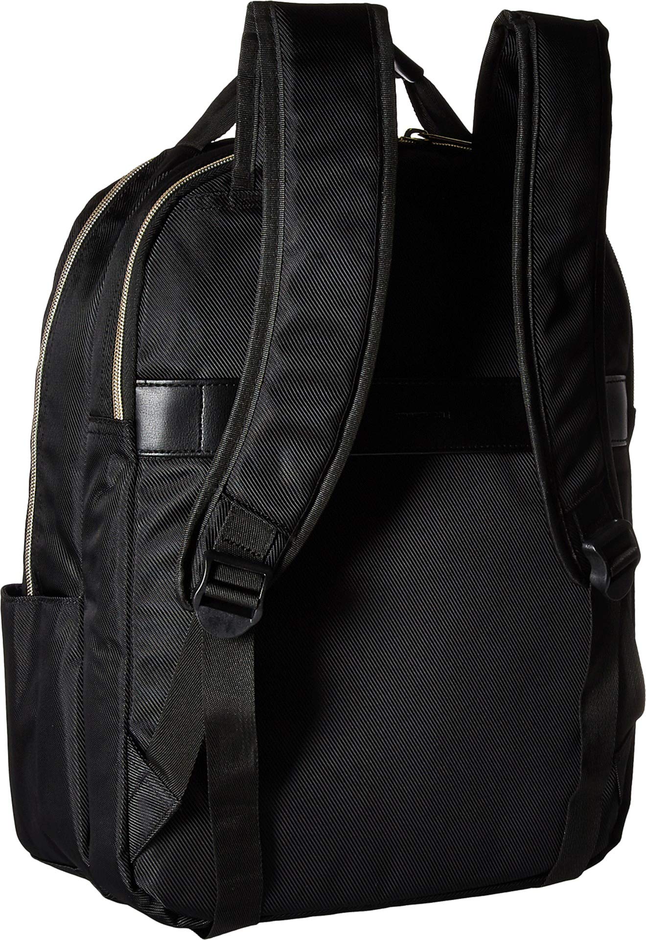 KENNETH COLE Reaction Women's Chevron Quilted Polyester Twill 15.6" Laptop Backpack, Midnight Black, One Size 1