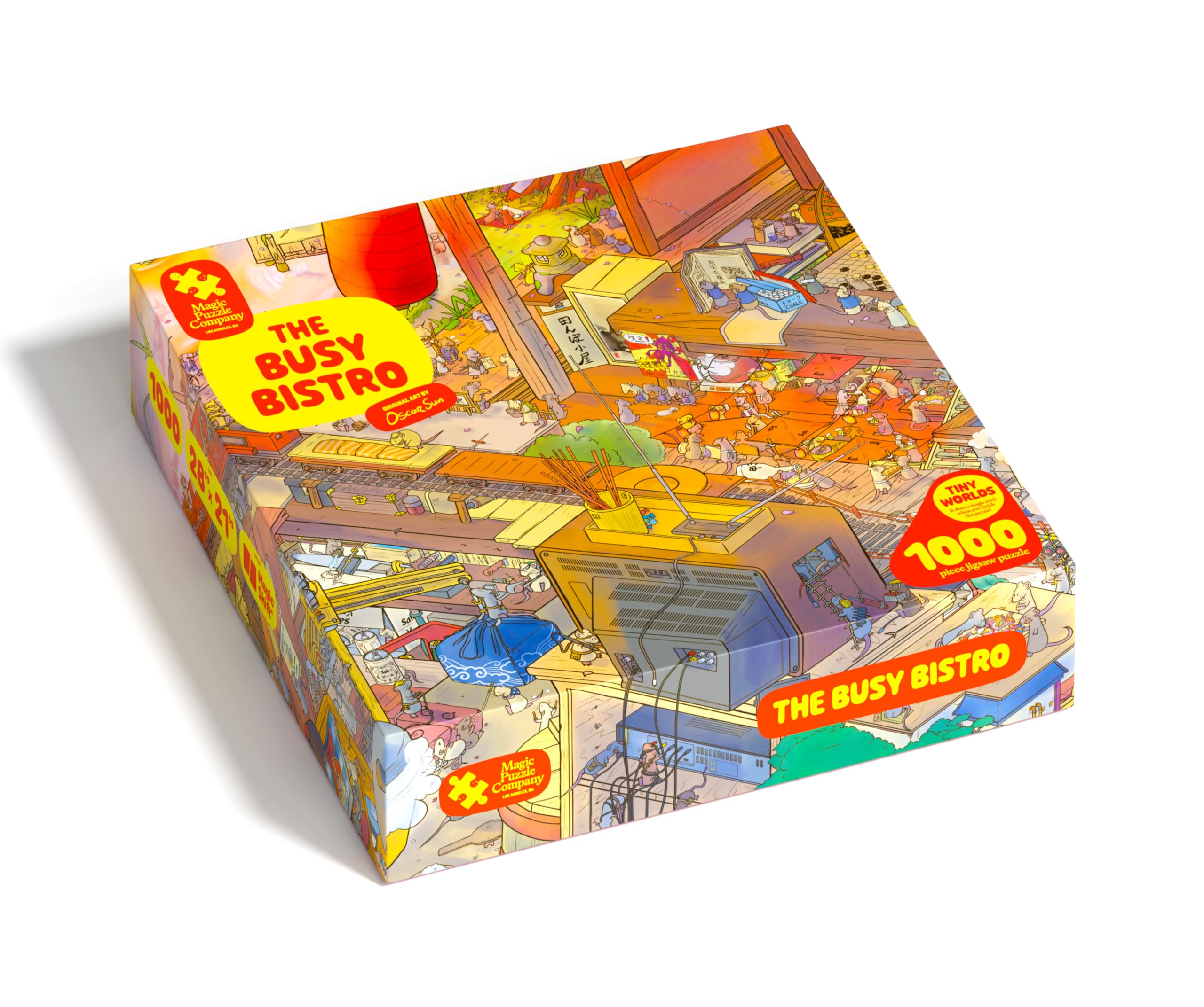 Magic Puzzle CompanyThe Busy Bistro â€¢ 1000 Piece Jigsaw Puzzle from The Magic Puzzle â€¢ Series Two