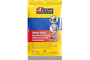 5lb Bag of Activa Dark Blue Sand: A Decorative Delight for Arts and Crafts