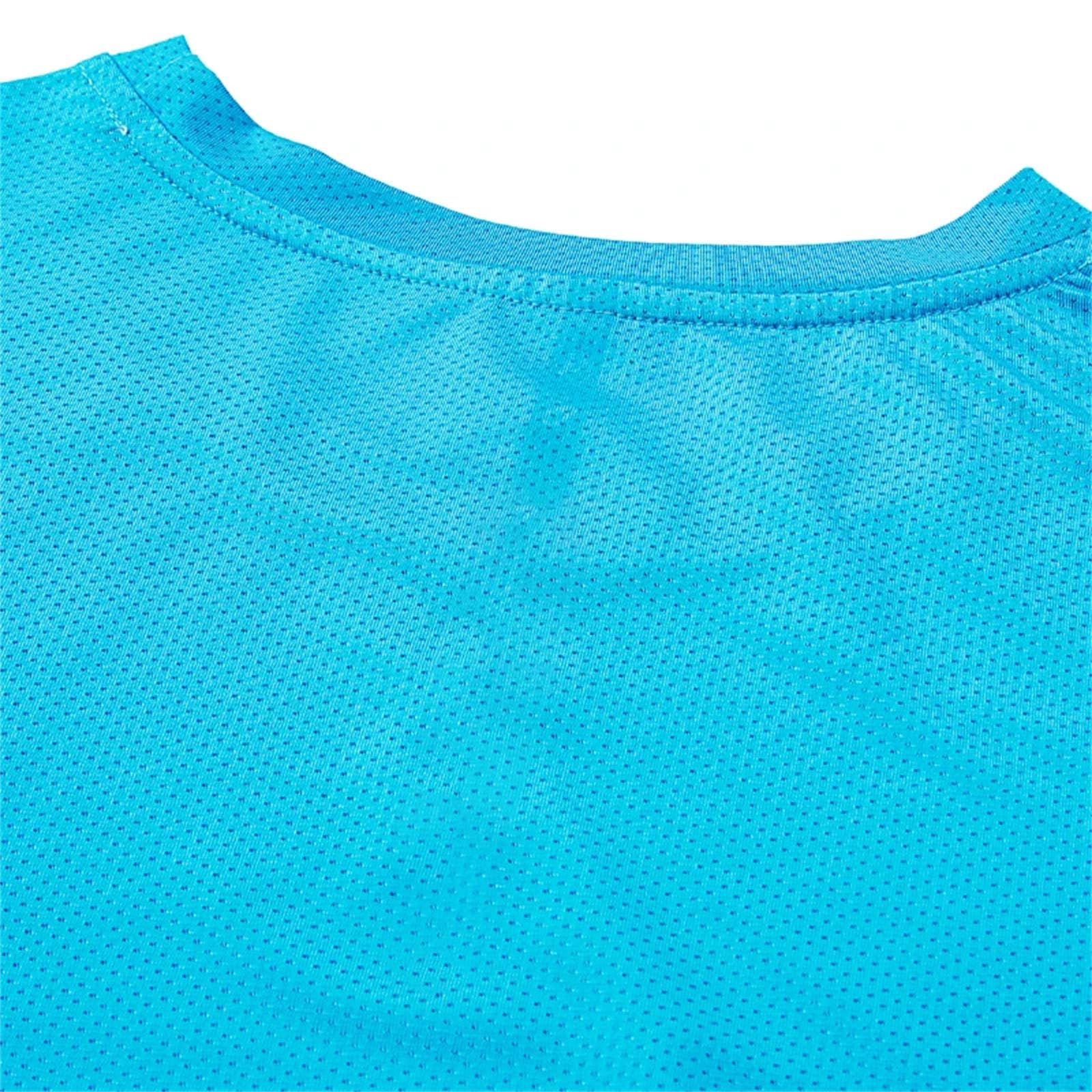 Camicie da palestra da uomo estive casual sport fitness t-shirt slim fit leggera atletica manica corta
