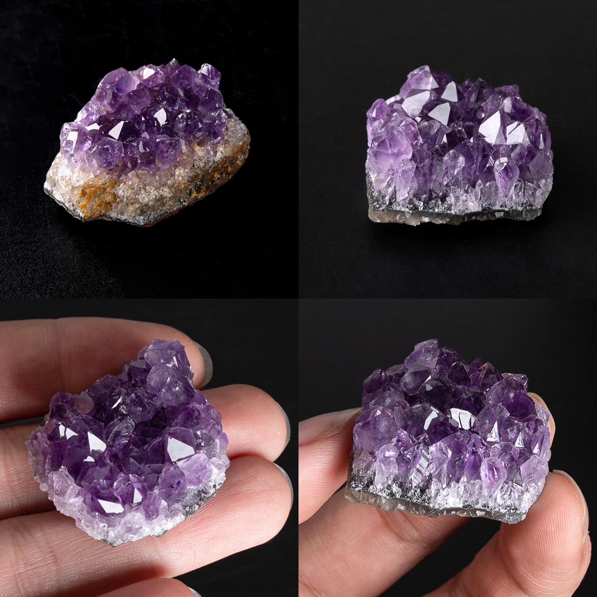 Amazon.co.jp: SUKIMIND アメジストクラスター原石 天然石 紫水晶