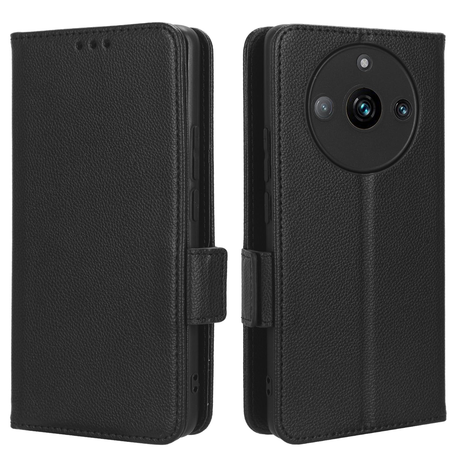 GOKEN Funda para Realme 11 Pro+ (Plus)/ Realme 11 Pro 5G Funda, Leather Folio Carcasa con Billetera, Magnética PU Cuero/TPU Silicona FILP Case Cover