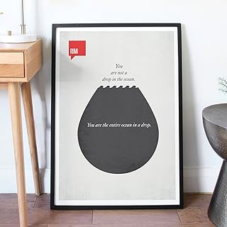 Poster Quote, Literary Quote, Art Print, Minimalist Poster, Quote, Illustration, Minimalist Quotation Print - Rumi
