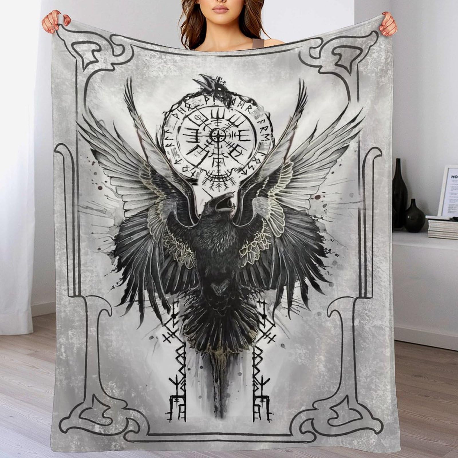 Couverture cadeau viking en flannel douce : une idée originale pour vos proches