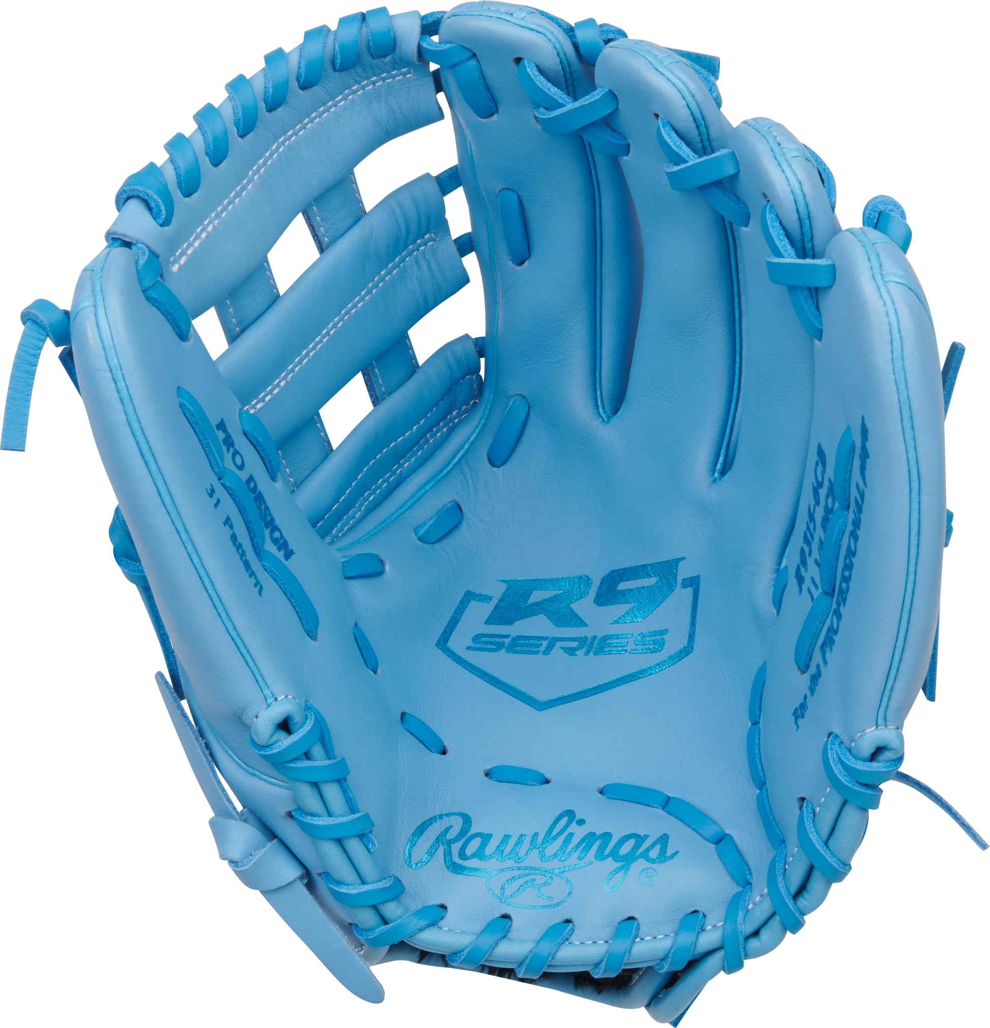 Rawlings - Guanto da baseball serie R9, da 29,2 a 32,4 cm, diversi stili