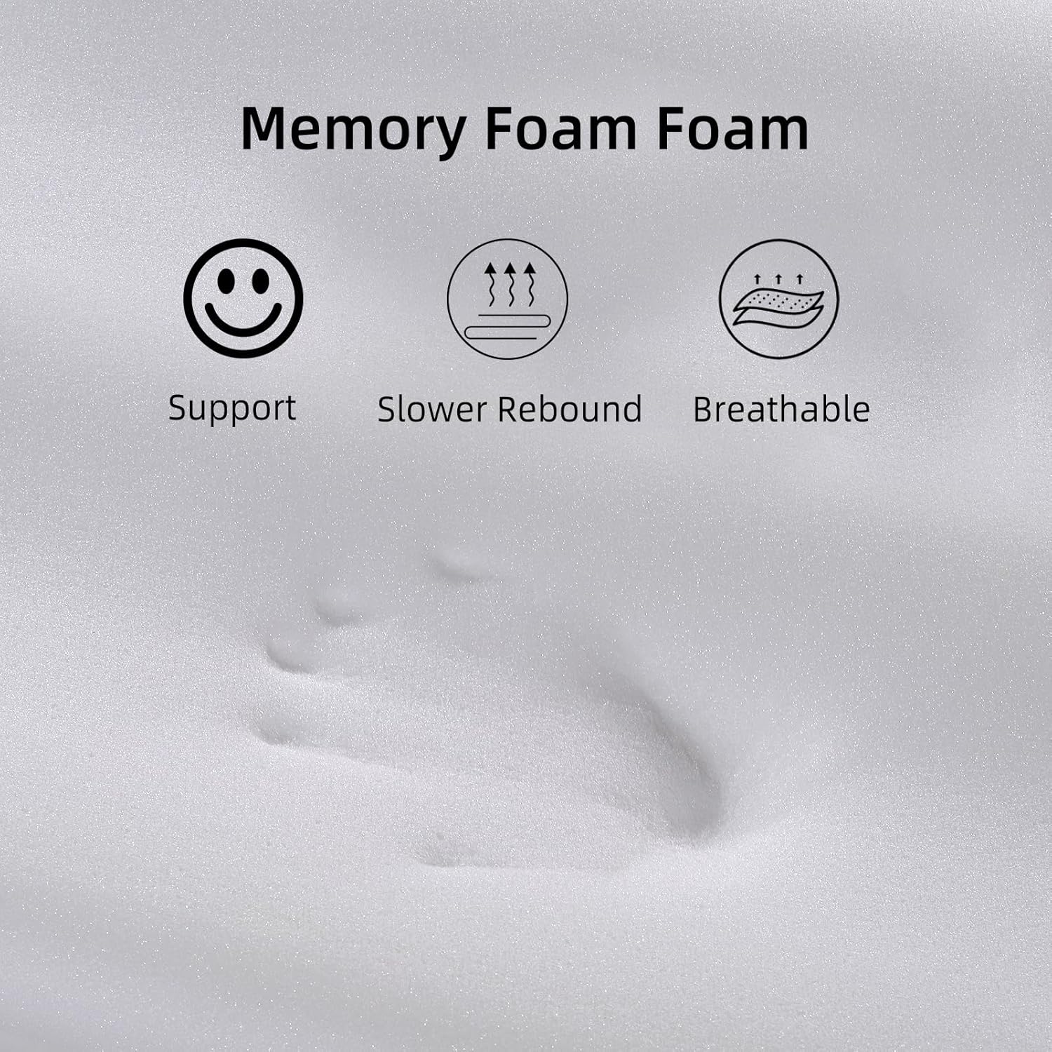 SUQ I OME Slim Sleeper-Thin Memory Foam Neck Pillow for Sleeping, 2.3'' to 3.1 '' Height, Ultra Thin & Low Cervical Profile, Soft(19.6x11.8x3.1/2.3 inch)