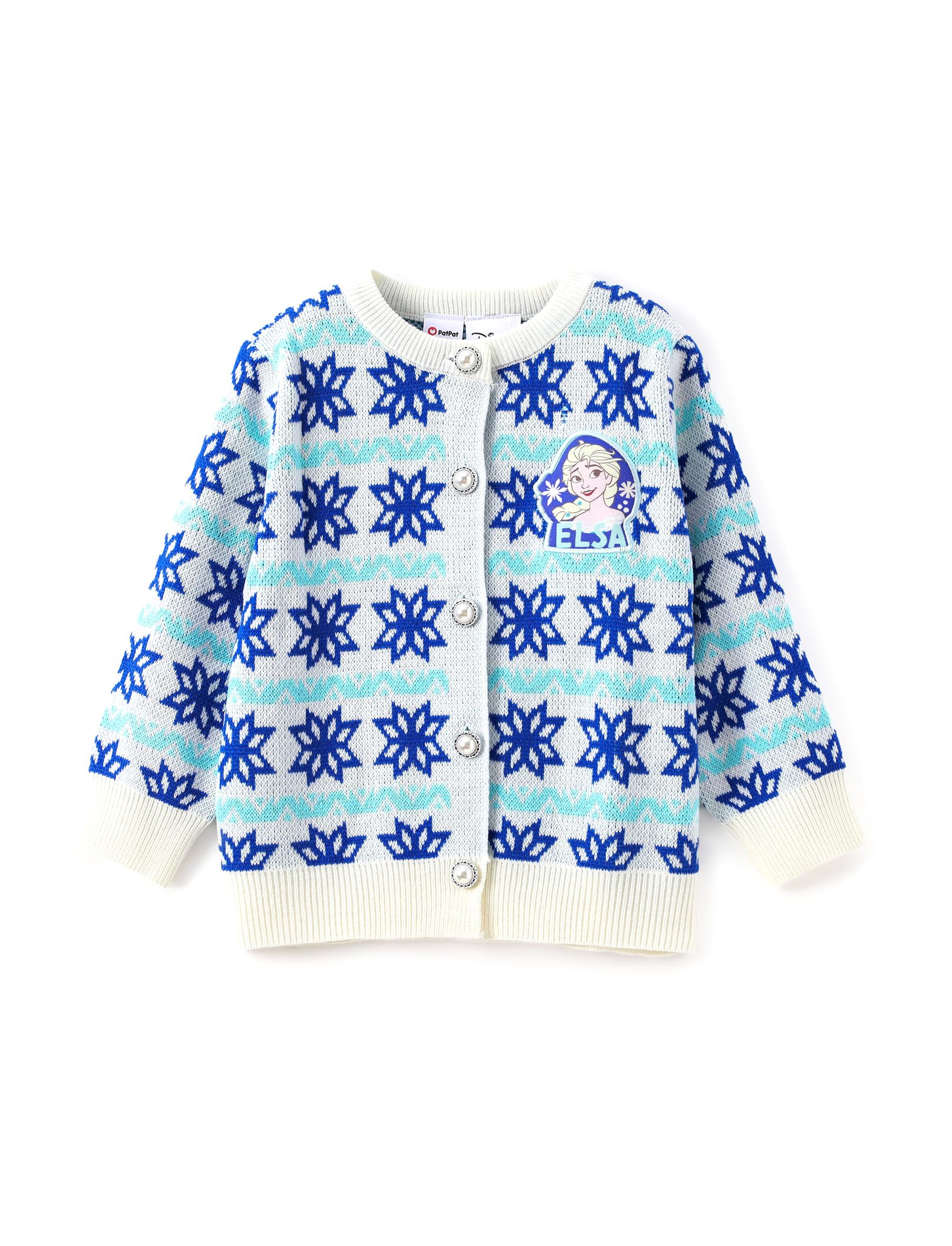 Disney Stitch Frozen Elsa Minnie Mouse Toddler Girl Knit Sweater Button up Cardigan Long Sleeve Crewneck Pullover 2-13 Years