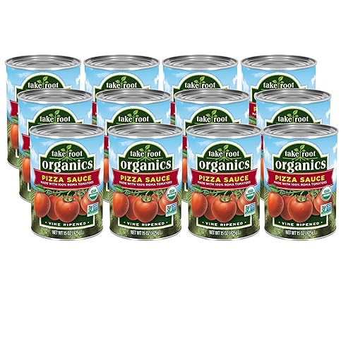 Take Root Organics Salsa para pizza, 15 onzas, paquete de 12
