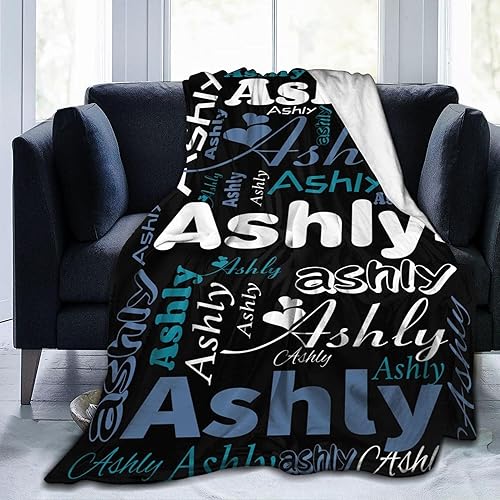 Dr.TOUGH Manta personalizada con nombre para niños, mantas de bebé personalizadas para niños y niñas, manta con nombre para cumpleaños, Navidad