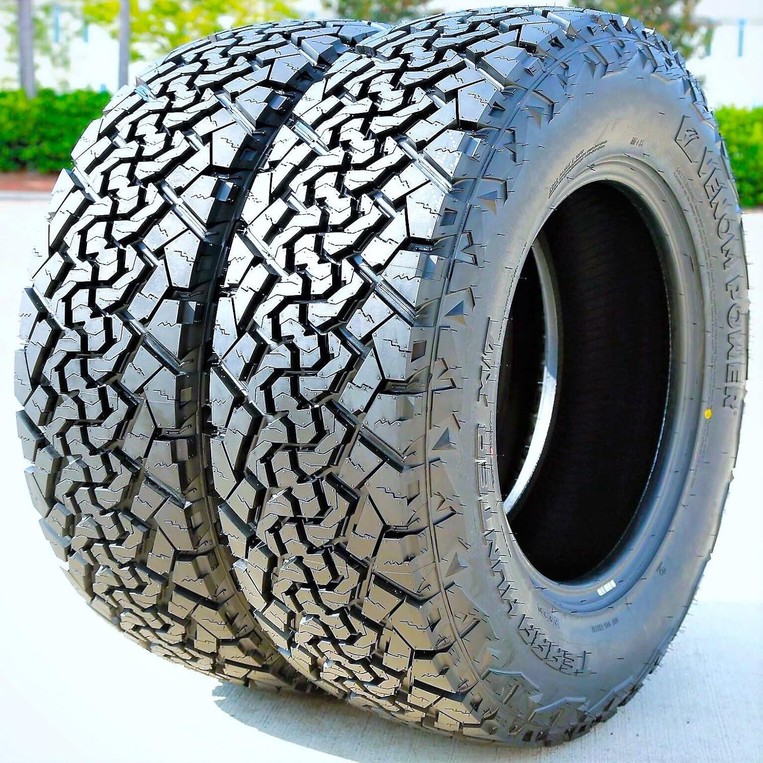 Venom Power Terra Hunter X/T XT All-Terrain Mud Light Truck Radial Tire-LT265/65R17 265/65/17 265/65-17 120/117S Load Range E LRE 10-Ply BSW Black Side Wall